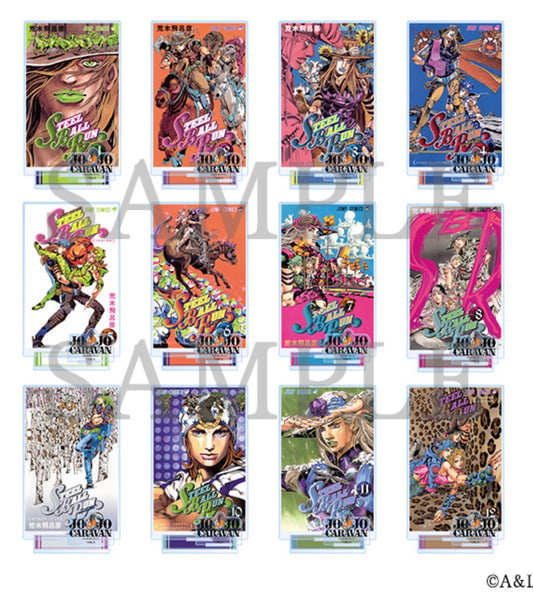JoJo's Bizarre Adventure: Steel Ball Run – Acrylic Figure Vol.1 & Vol.2 Set | JoJo Caravan Exclusive - 0001
