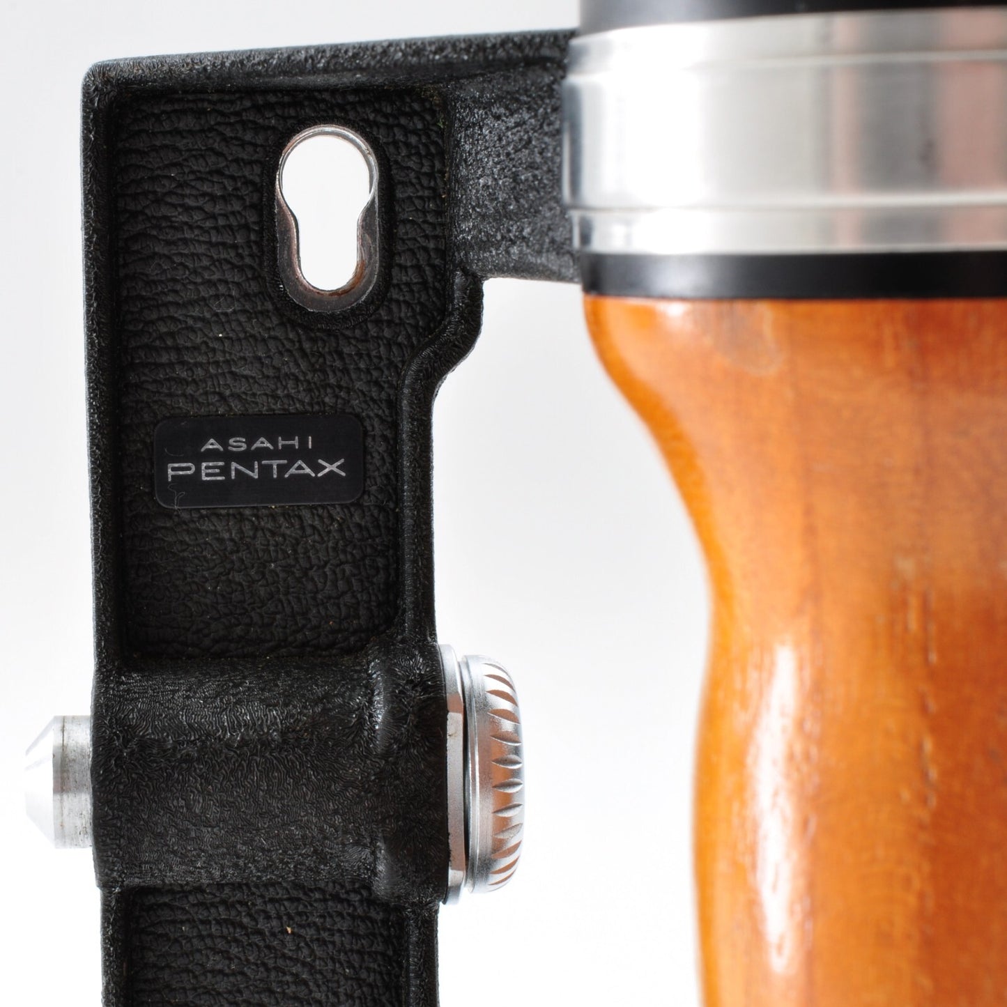 ASAHI PENTAX Wood Hand Grip For 6*7 6x7 67 67II Excellent+++ From JAPAN 0161