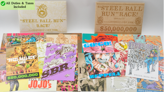 【最安値】JOJO CARAVAN ポストカード 15枚セット JoJo's Bizarre Adventure Steel Ball Run Postcard Set | JoJo