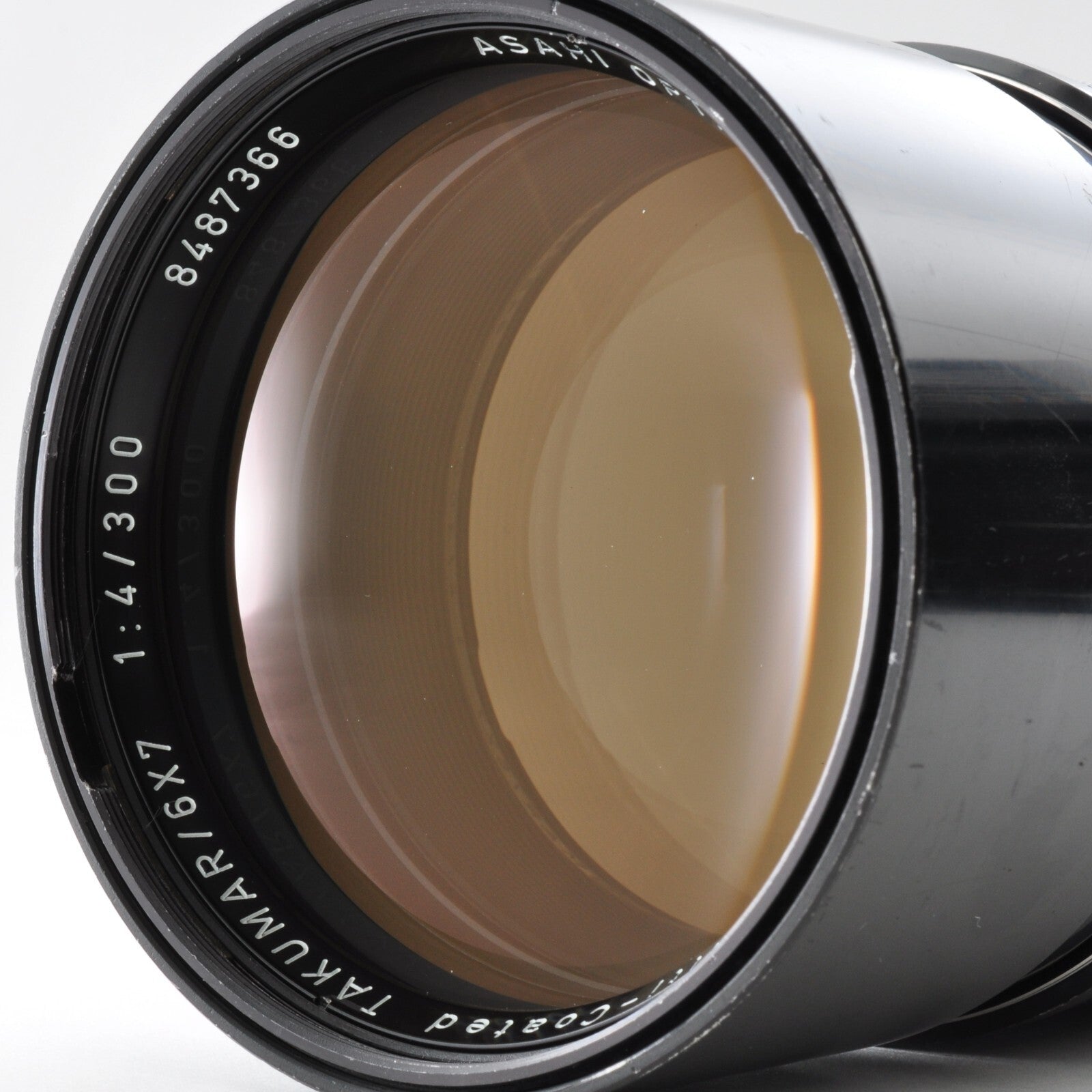 PENTAX SMC TAKUMAR 300mm F/4 Telephoto Lens for 6x7 mount w/Case Near Mint Japan