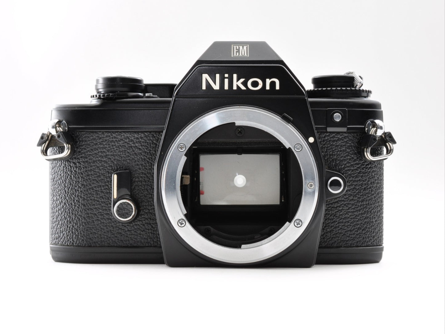 Nikon EM 35mm SLR Film Camera Black Body Zoom NIKKOR Ai 43-86mm F/3.5 From Japan