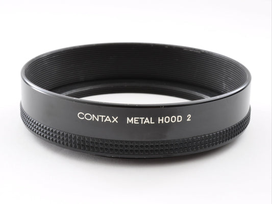 Contax Metal Hood 2 Genuine Lens Hood Excellent+++++ From Japan 0272