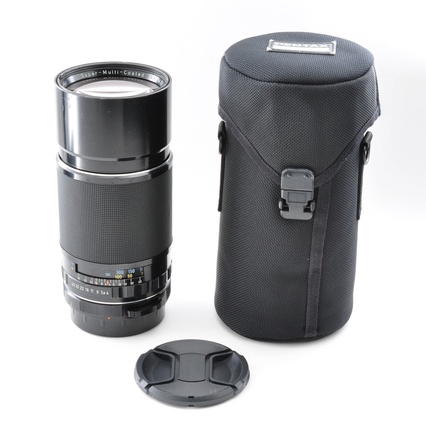 PENTAX SMC TAKUMAR 300mm F/4 Telephoto Lens for 6x7 mount w/Case Near Mint Japan