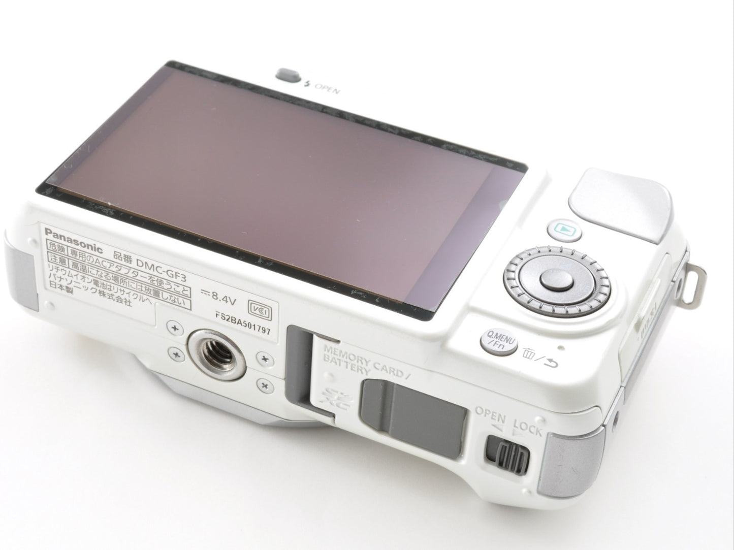 Panasonic LUMIX DMC-GF3 Digital Camera White Body Only Near Mint From Japan 0238