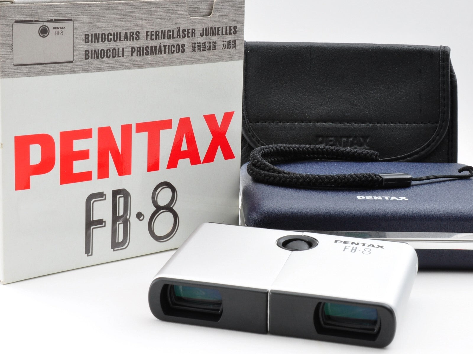 Pentax FB-8 Silver 8x18 7.5° Binocular Mint | Japan Anime Vintage