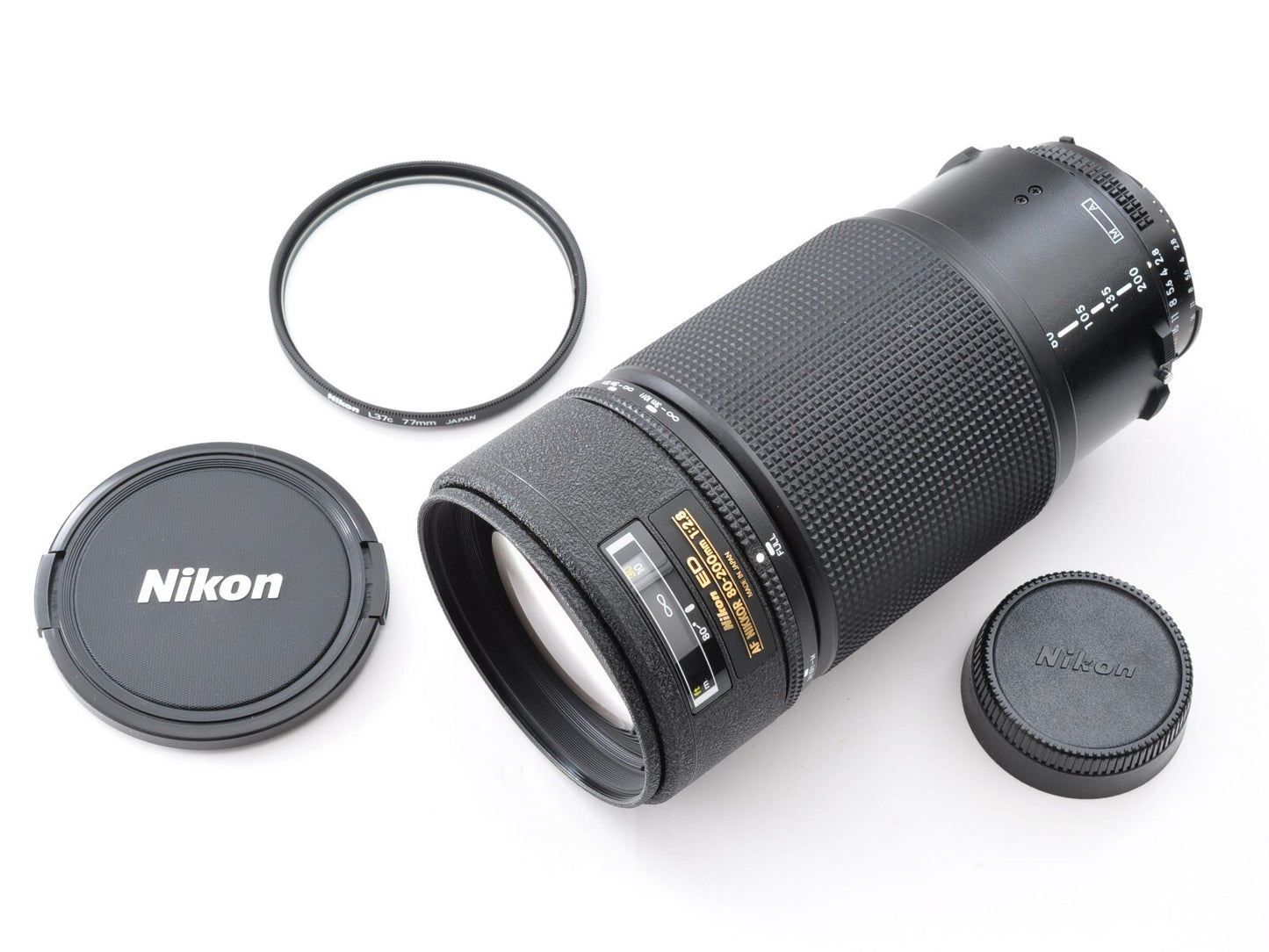 Nikon ED AF Nikkor 80-200mm F/2.8 Telephoto Zoom Lens w/Filter Mint From Japan