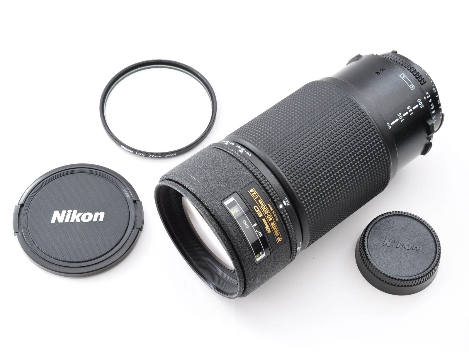 Nikon ED AF Nikkor 80-200mm F/2.8 Telephoto Zoom Lens w/Filter Mint From Japan