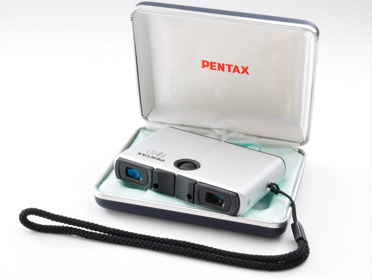 PENTAX FB-10 Silver 10x18 6° Binocular 86x58x17mm 128g Near Mint From Japan 0311