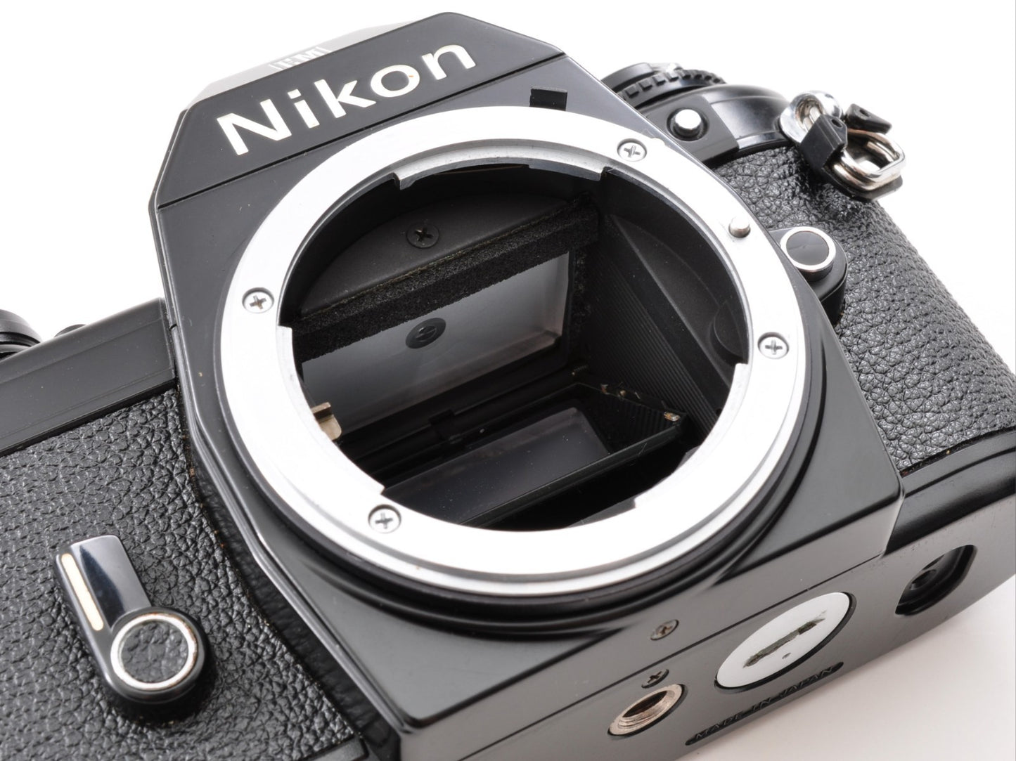 Nikon EM 35mm SLR Film Camera Black Body Zoom NIKKOR Ai 43-86mm F/3.5 From Japan