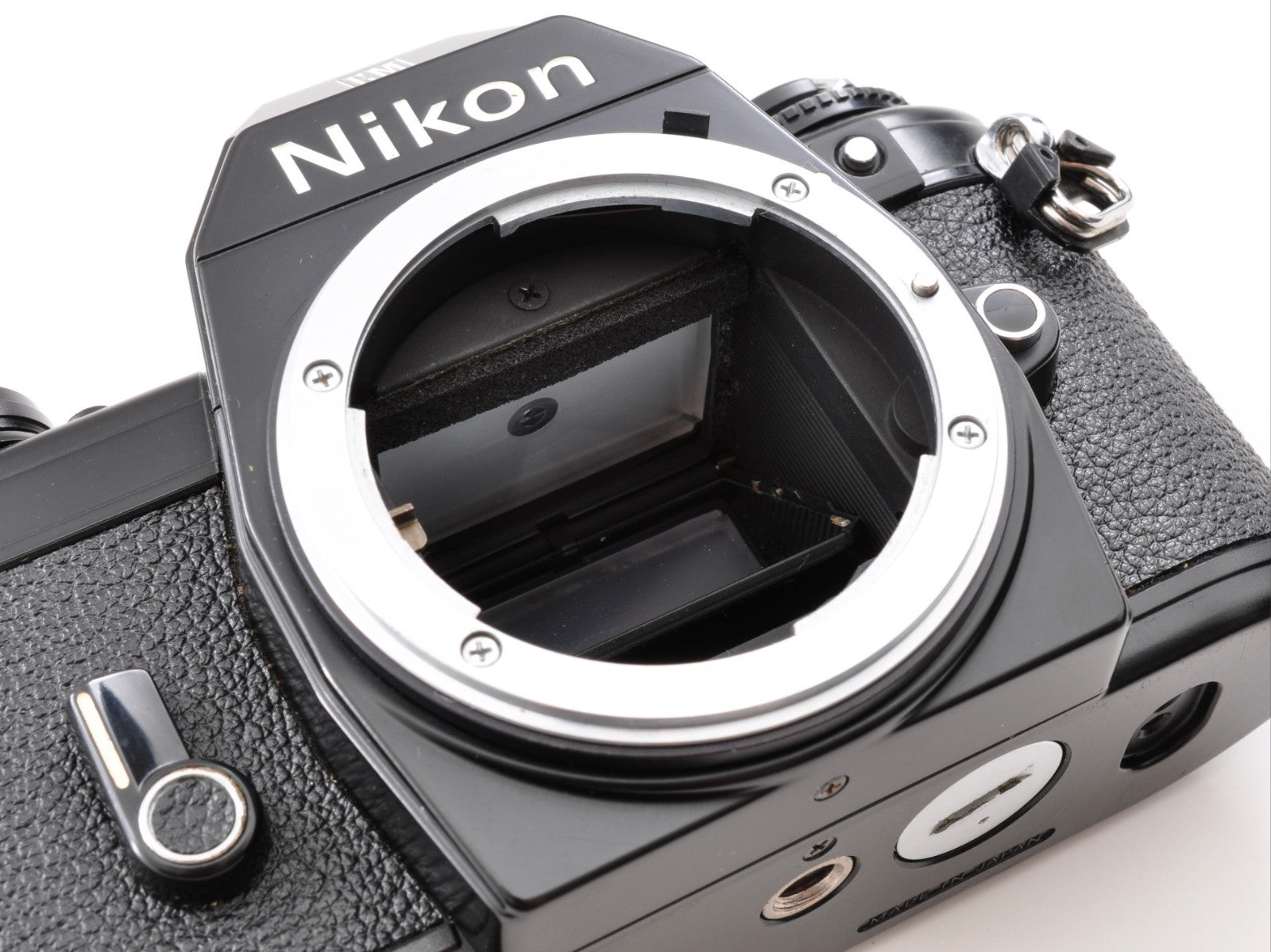 Nikon EM 35mm SLR Film Camera Black Body Zoom NIKKOR Ai 43-86mm F/3.5 From Japan