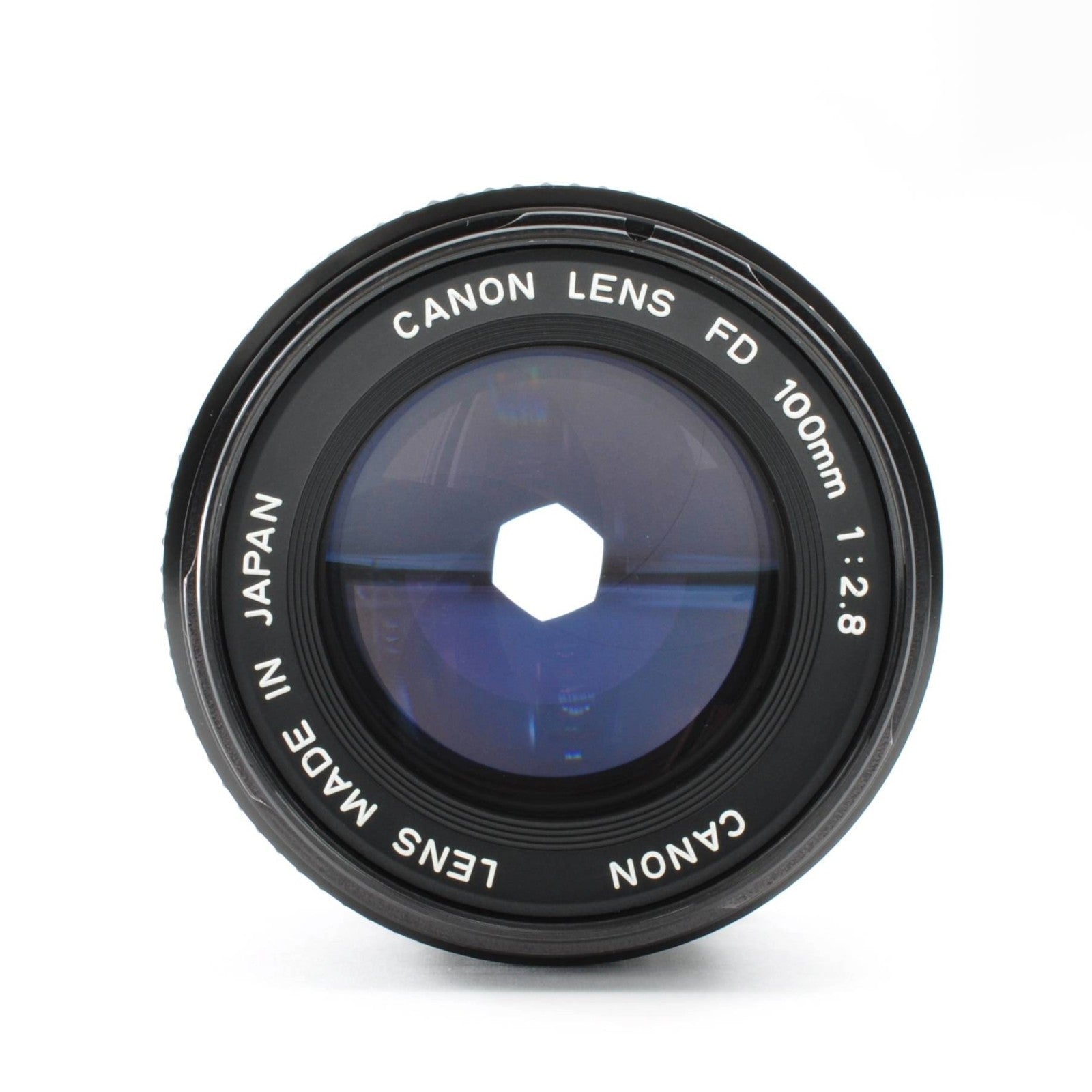 Canon NEW FD 100mm F/2.8 MF NFD Lens w/Filter Near Mint From Japan y0116