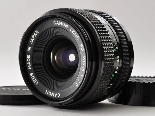 Canon NEW FD NFD 28mm f/2.8 MF Wide Angle Lens Near Mint From Japan 0307