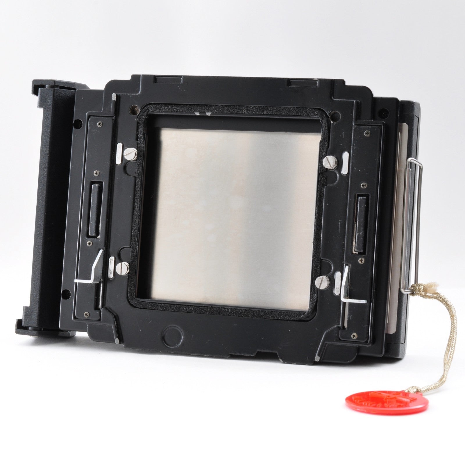 Mamiya Press Universal Polaroid Back Holder Model3 w/Box,Mask,Manual Japan 0274