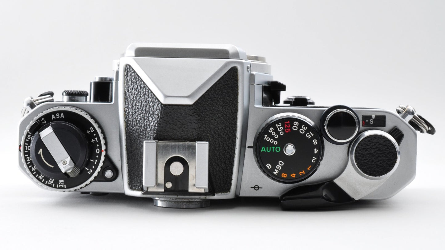 Nikon FE Silver Body SLR 35mm Film Camera Near Mint From Japan 0170