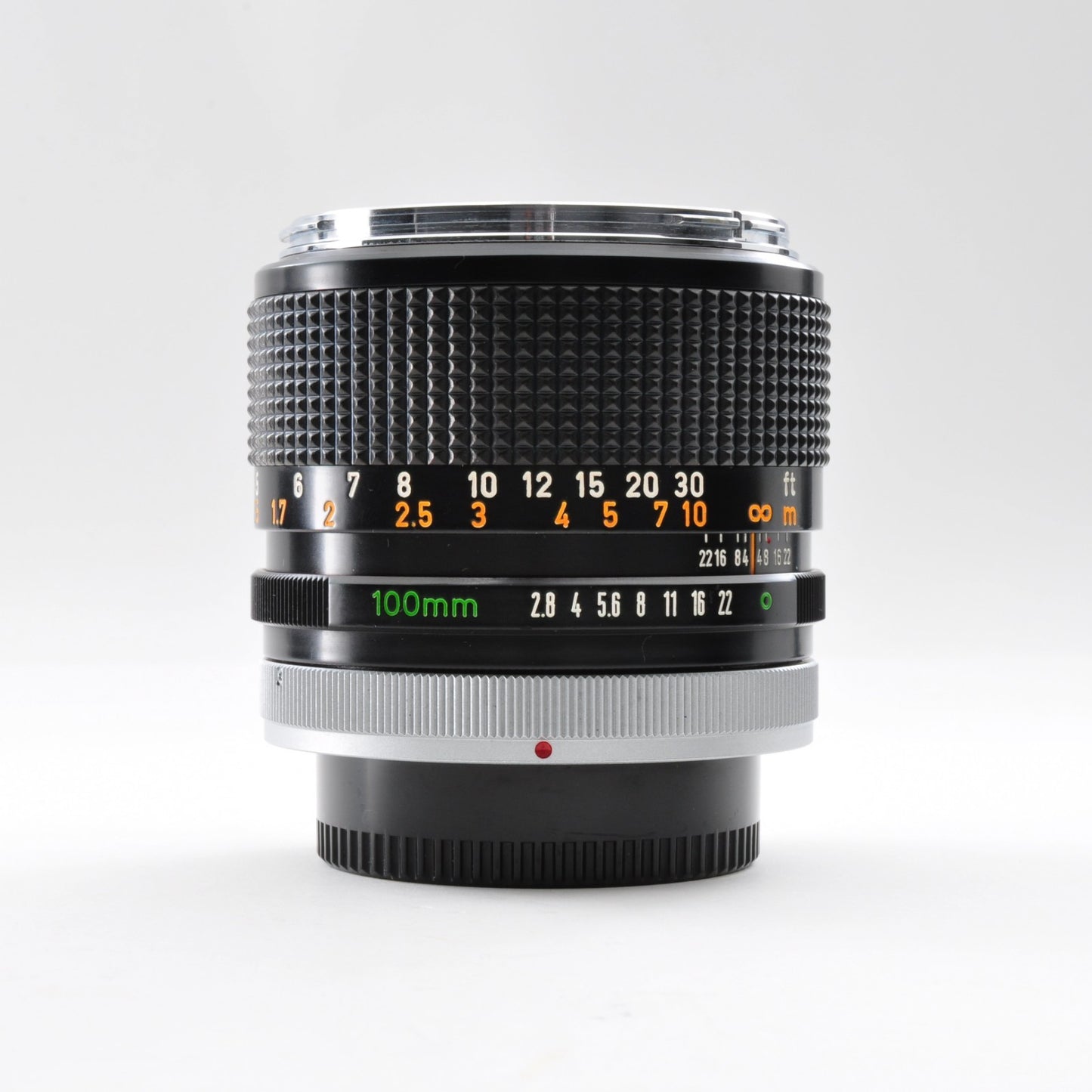 Canon FD 100mm f/2.8 Silver Nose "O" Portrait Prime MF Lens NEAR MINT Japan 0305