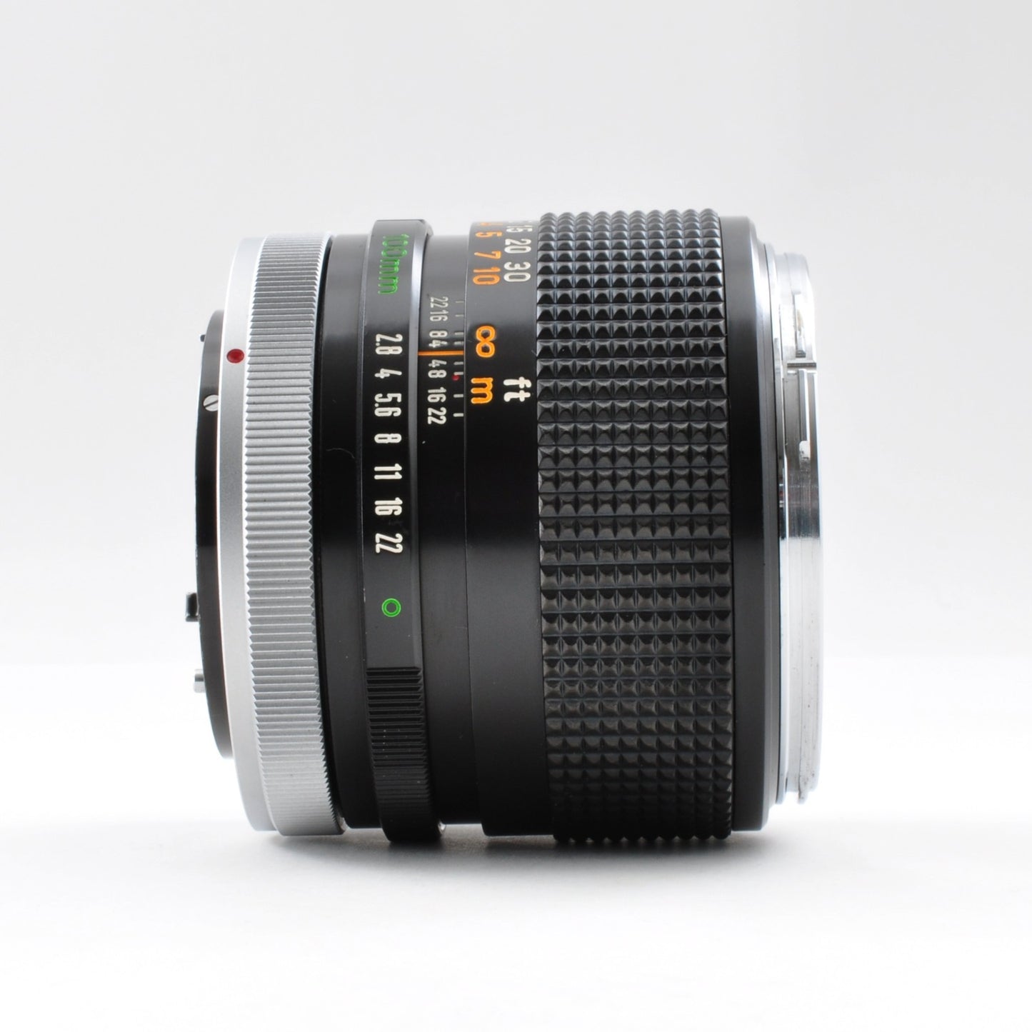 Canon FD 100mm f/2.8 Silver Nose "O" Portrait Prime MF Lens NEAR MINT Japan 0305