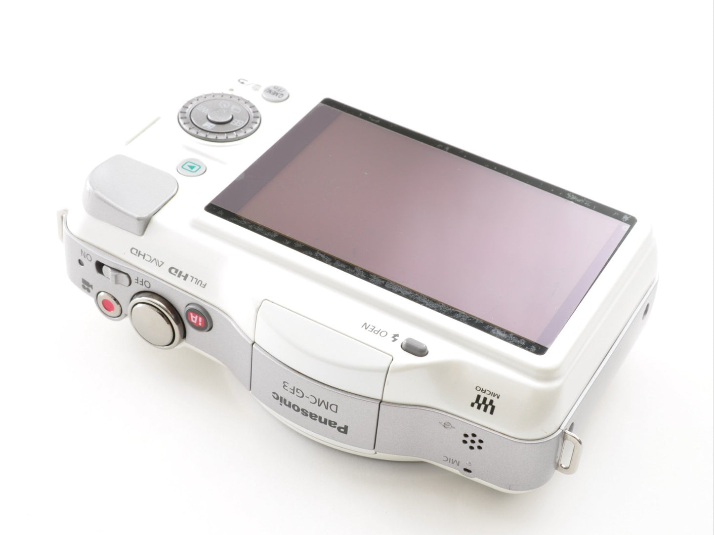 Panasonic LUMIX DMC-GF3 Digital Camera White Body Only Near Mint From Japan 0238