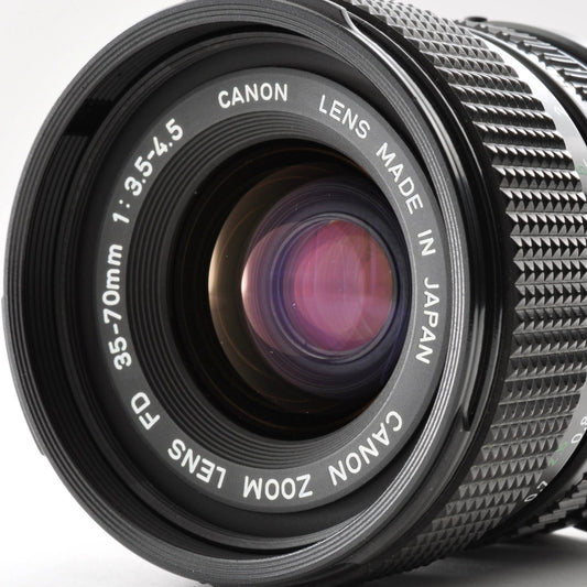 Canon New FD 35-70mm F/3.5-4.5 MF Macro Lens Excellent+++ From Japan 0295