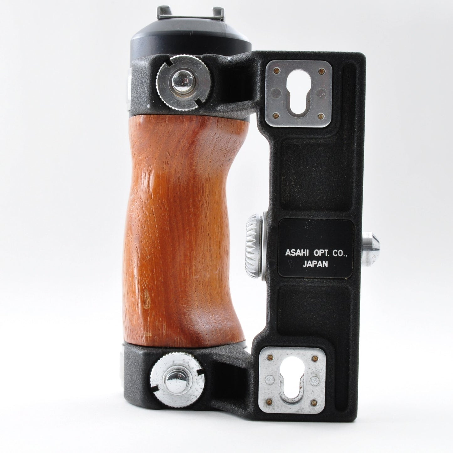 ASAHI PENTAX Wood Hand Grip For 6x7 67 67II Excellent+++++ From JAPAN y0035