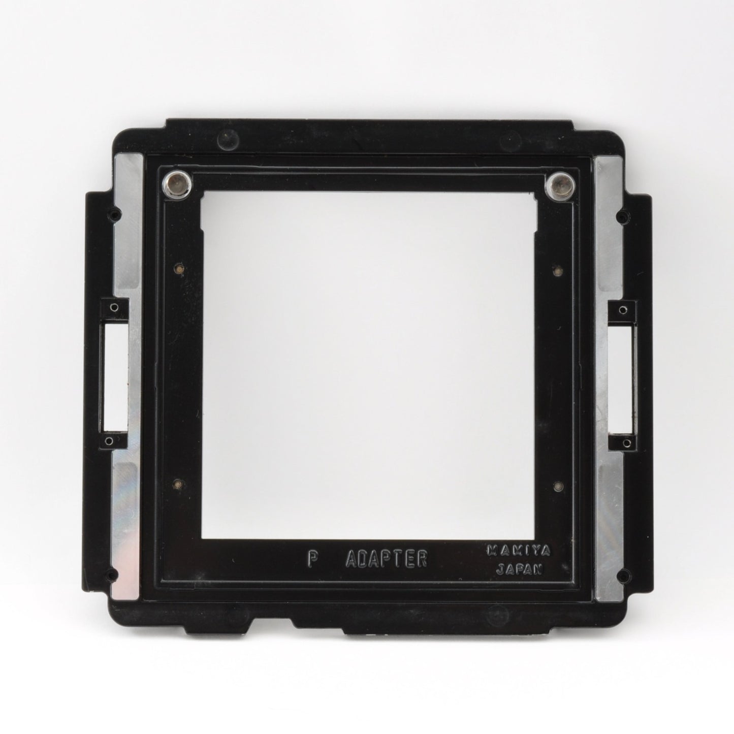 Mamiya Press Universal Polaroid Back Holder Model3 w/Box,Mask,Manual Japan 0274