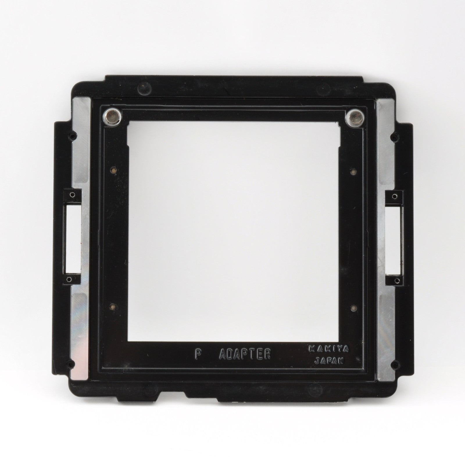 Mamiya Press Universal Polaroid Back Holder Model3 w/Box,Mask,Manual Japan 0274