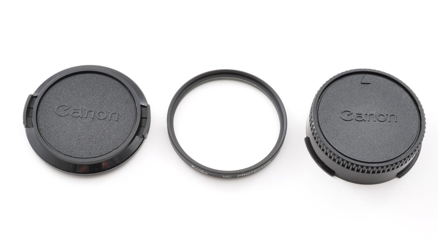 Canon New FD NFD 50mm F/1.4 MF Standard Lens Near Mint w/Filter From Japan 0296