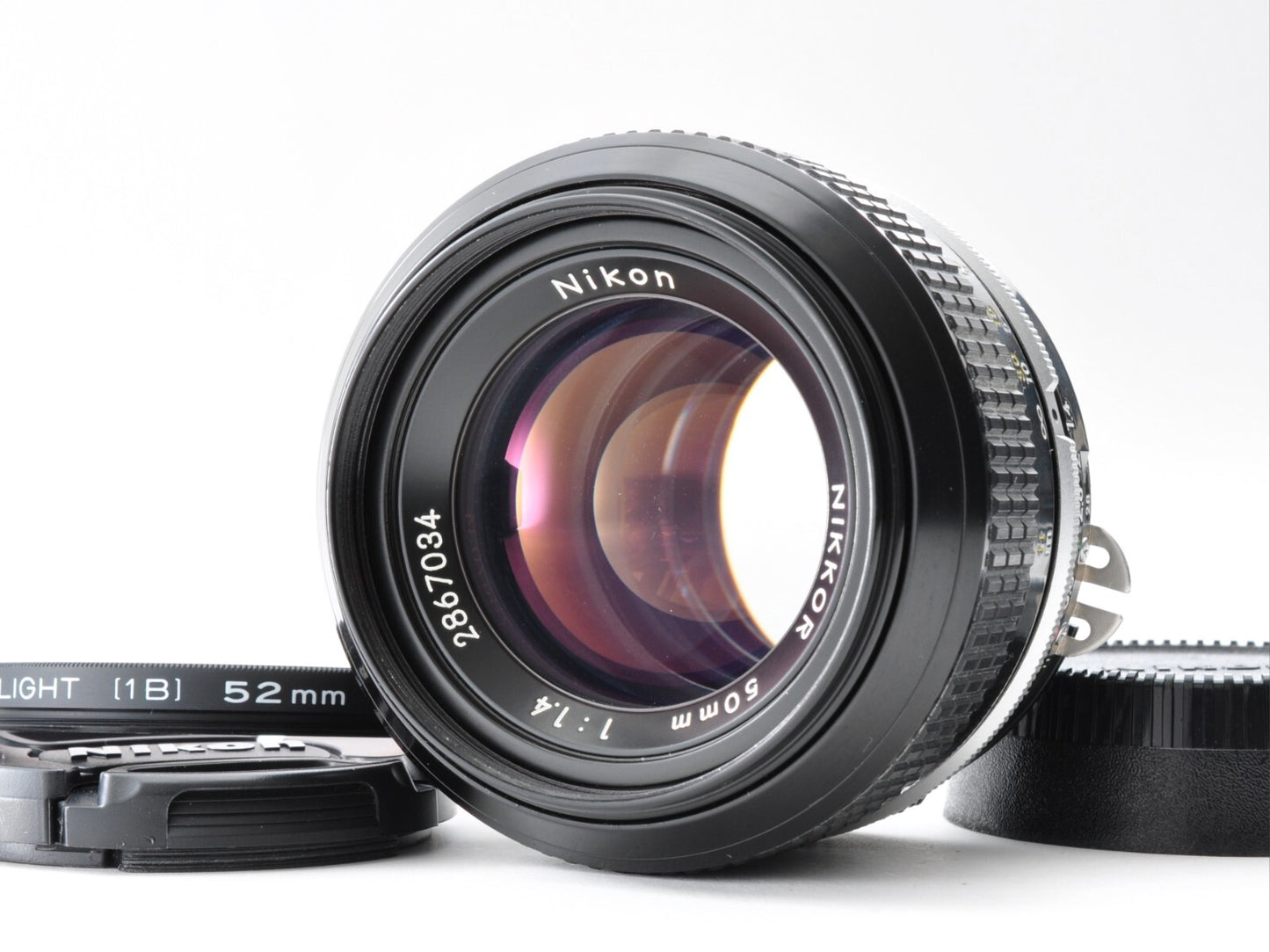 Nikon New Nikkor 50mm F/1.4 Ai converted Standard MF Prime Lens Mint From Japan
