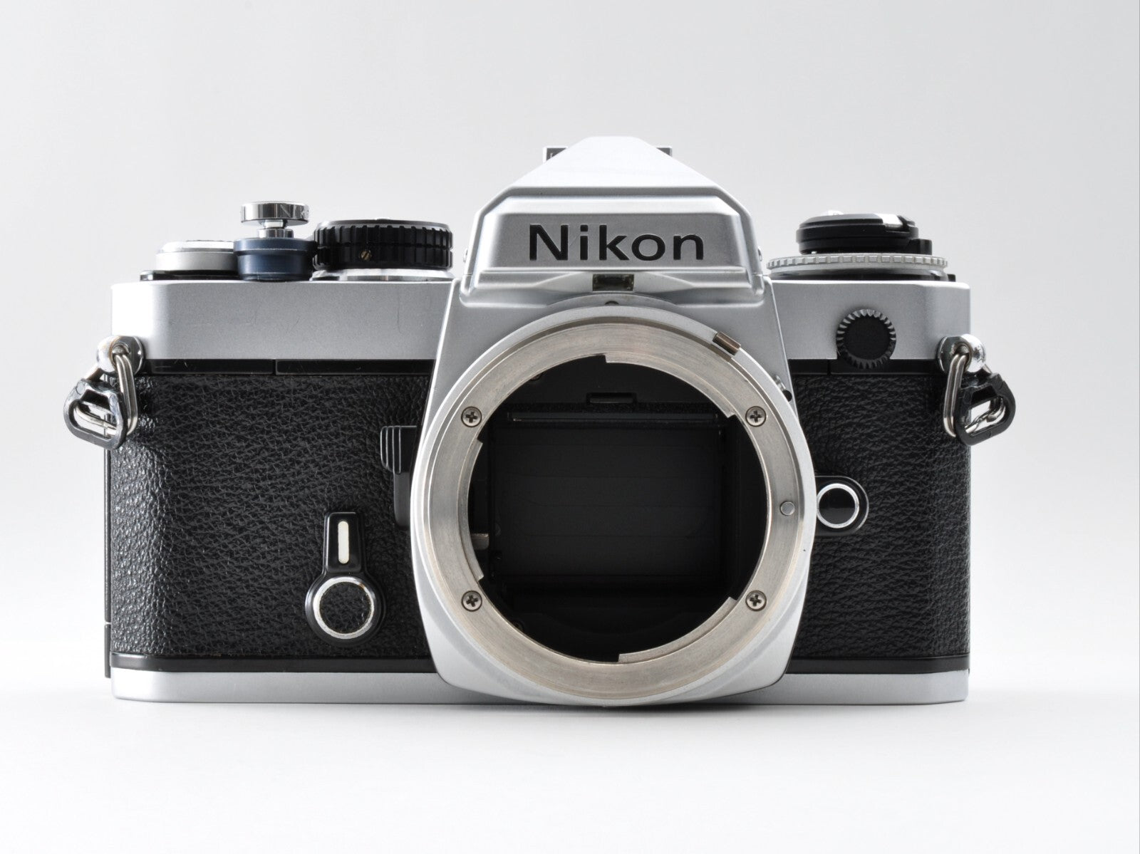 Nikon FE Silver Body SLR 35mm Film Camera Near Mint From Japan 0170