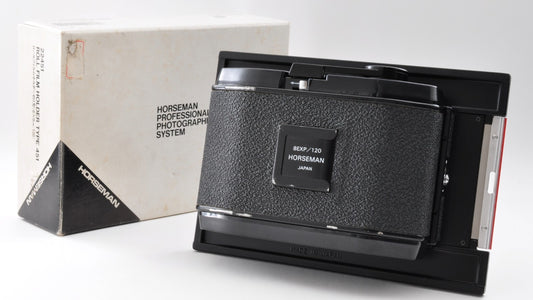 Horseman 8EXP 6x9 120 Roll Film Back Holder w/Box Excellent5 From Japan y0084