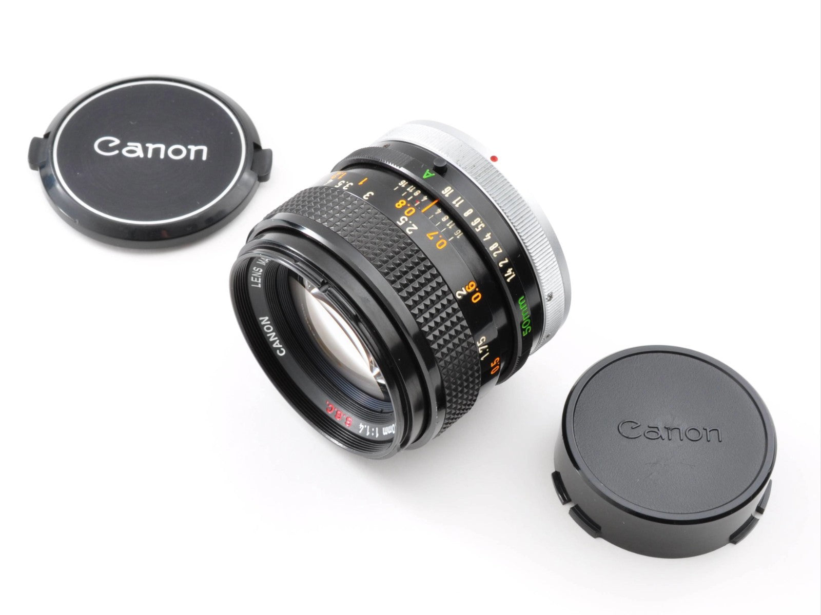 Canon FD 50mm F/1.4 S.S.C. Lens Near Mint From Japan 0294