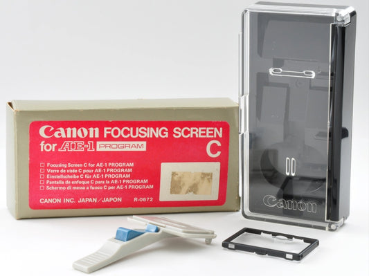 Canon focusing screen Type C for AE-1 PROGRAM MINT in BOX From Japan y0087