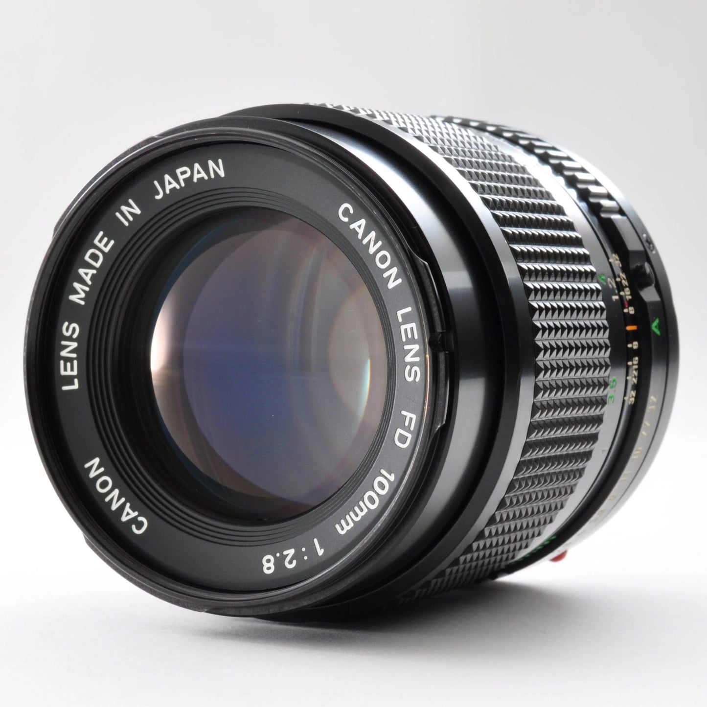 Canon NEW FD 100mm F/2.8 MF NFD Lens w/Filter Near Mint From Japan y0116