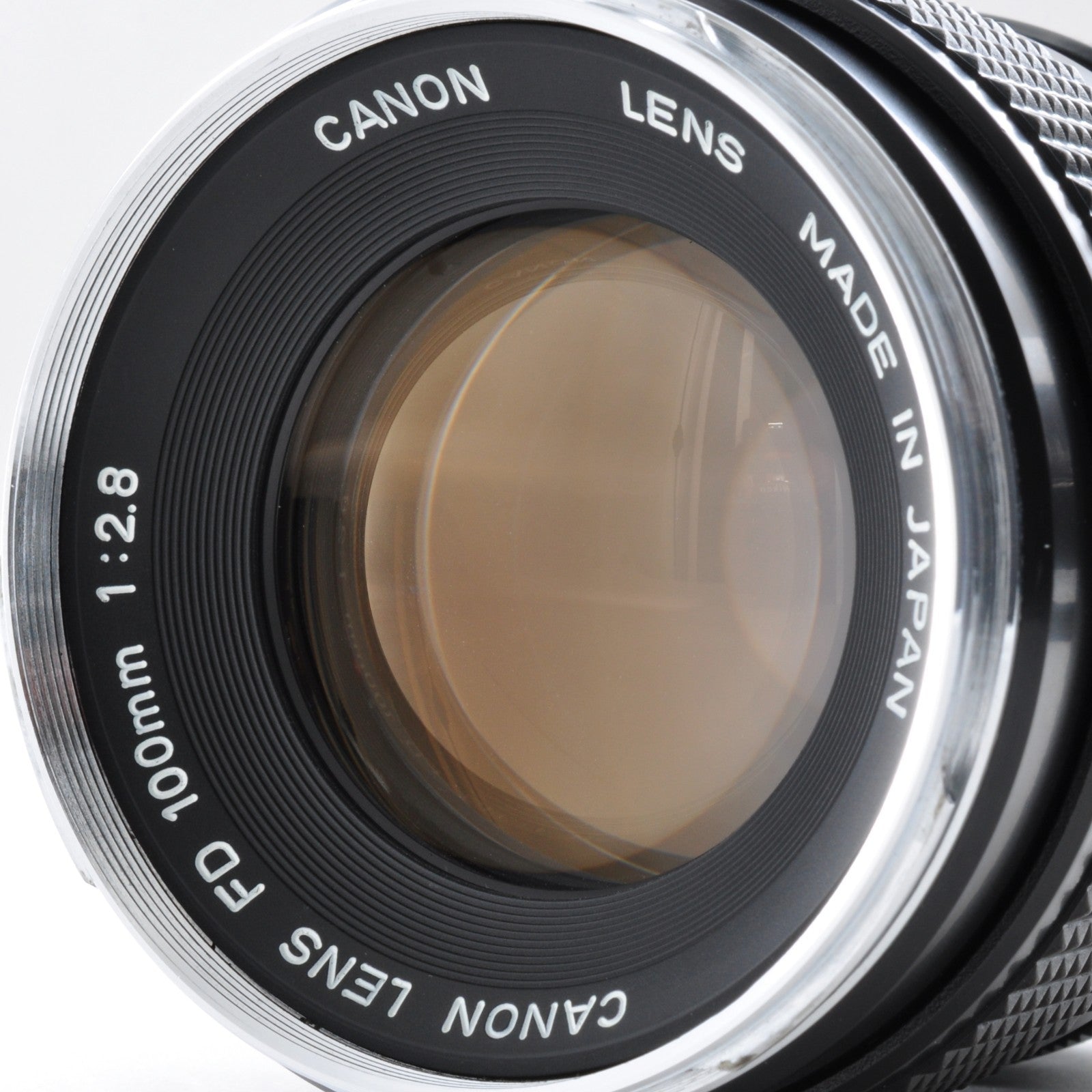 Canon FD 100mm f/2.8 Silver Nose "O" Portrait Prime MF Lens NEAR MINT Japan 0305
