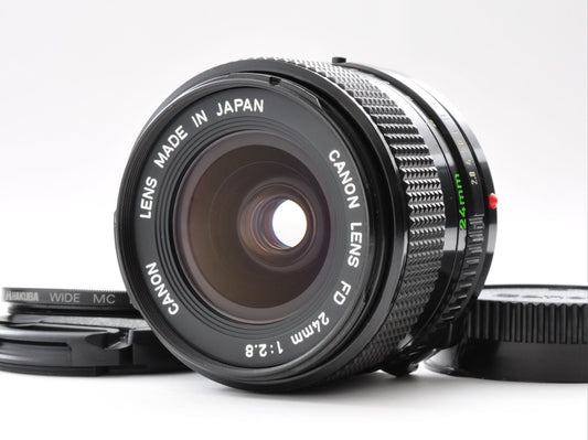 Canon NEW FD 24mm F/2.8 NFD Wide Angle MF Lens Near Mint From Japan 0227