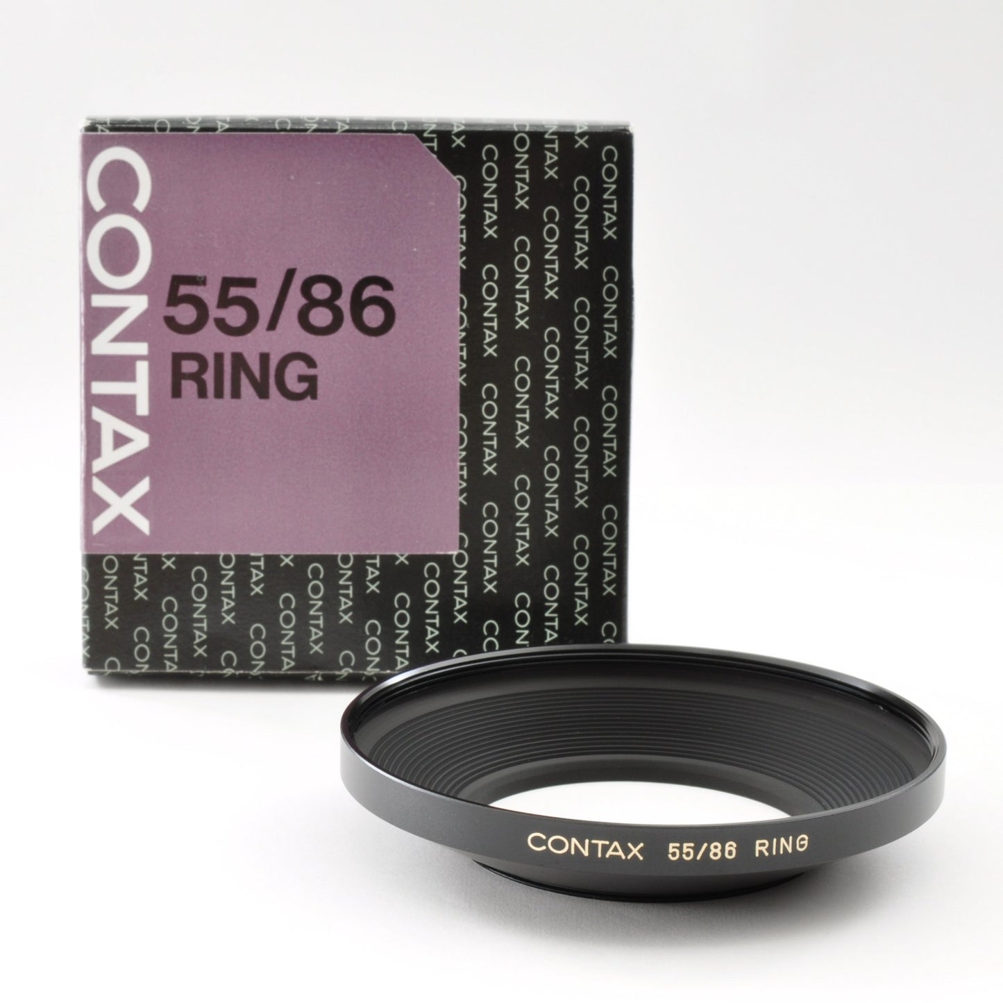 Contax 55/86 Adapter Ring Set up Ring w/Box Near Mint From Japan 0264
