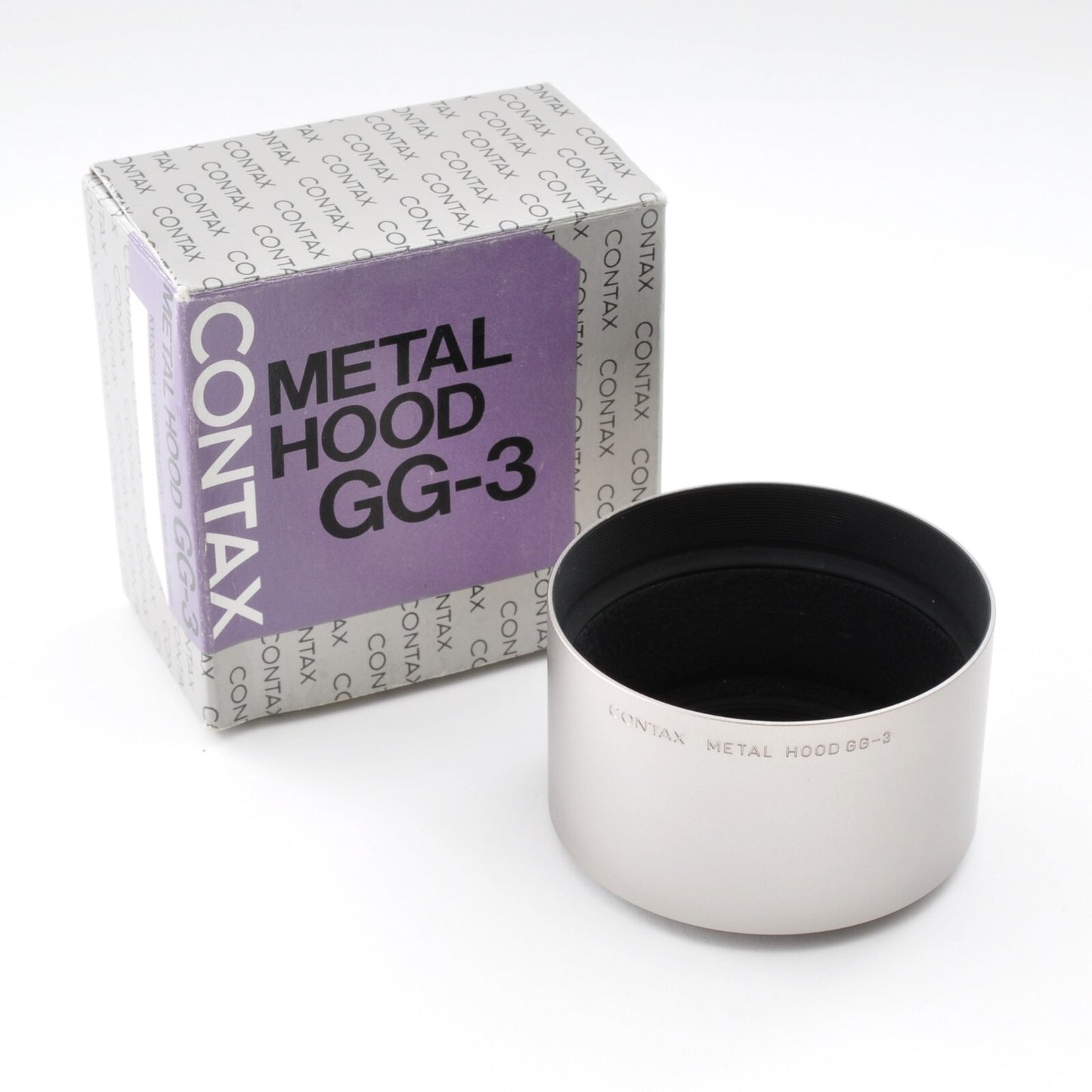 Contax GG-3 Metal Lens Hood for 90mm f2.8 G Lens w/Box Top MINT From Japan 0131