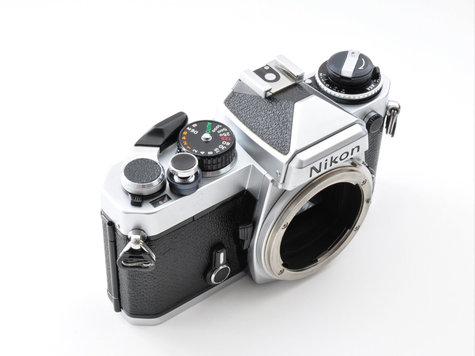 Nikon FE Silver Body SLR 35mm Film Camera Near Mint From Japan 0170