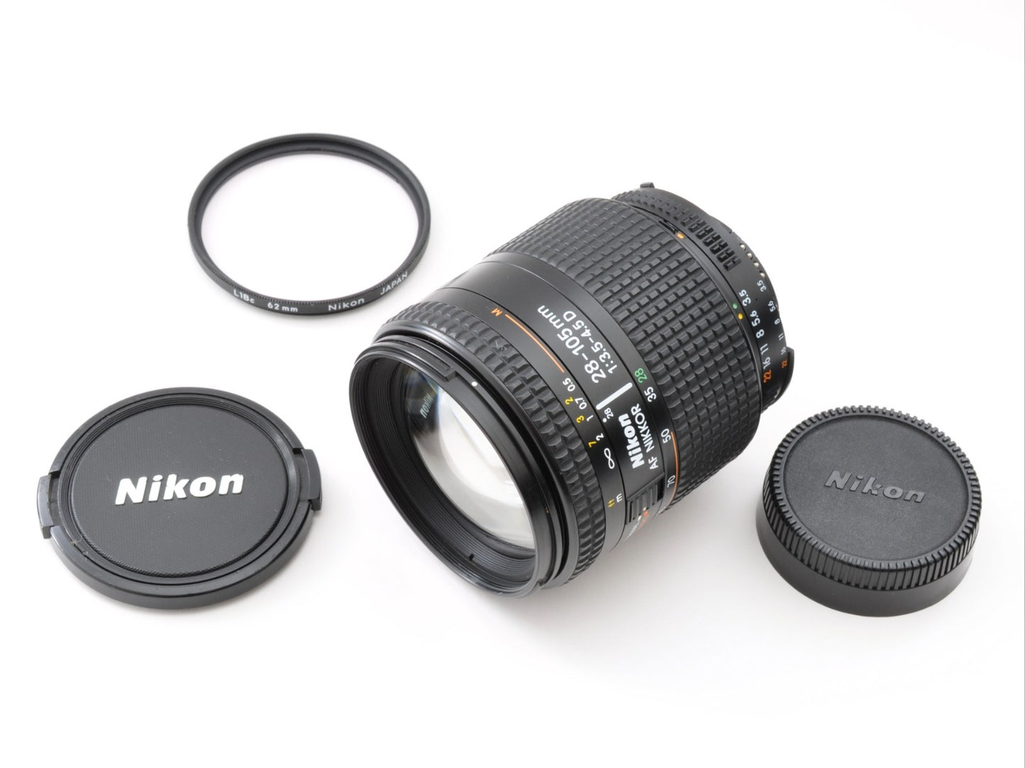 Nikon AF Zoom NIKKOR 28-105mm F/3.5-4.5 D w/Filter Near Mint From Japan y0093