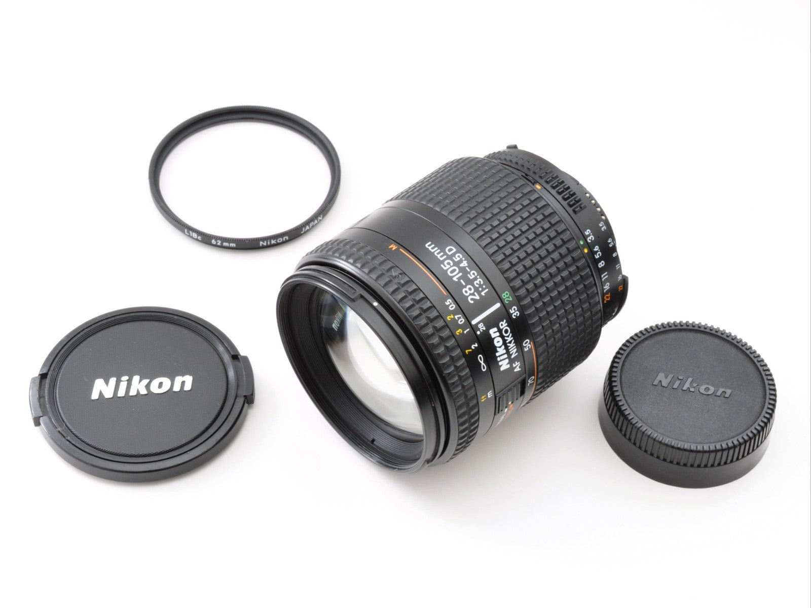 Nikon AF Zoom NIKKOR 28-105mm F/3.5-4.5 D w/Filter Near Mint From Japan y0093