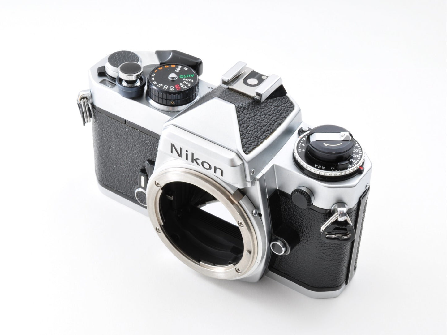 Nikon FE Silver Body SLR 35mm Film Camera Near Mint From Japan 0170