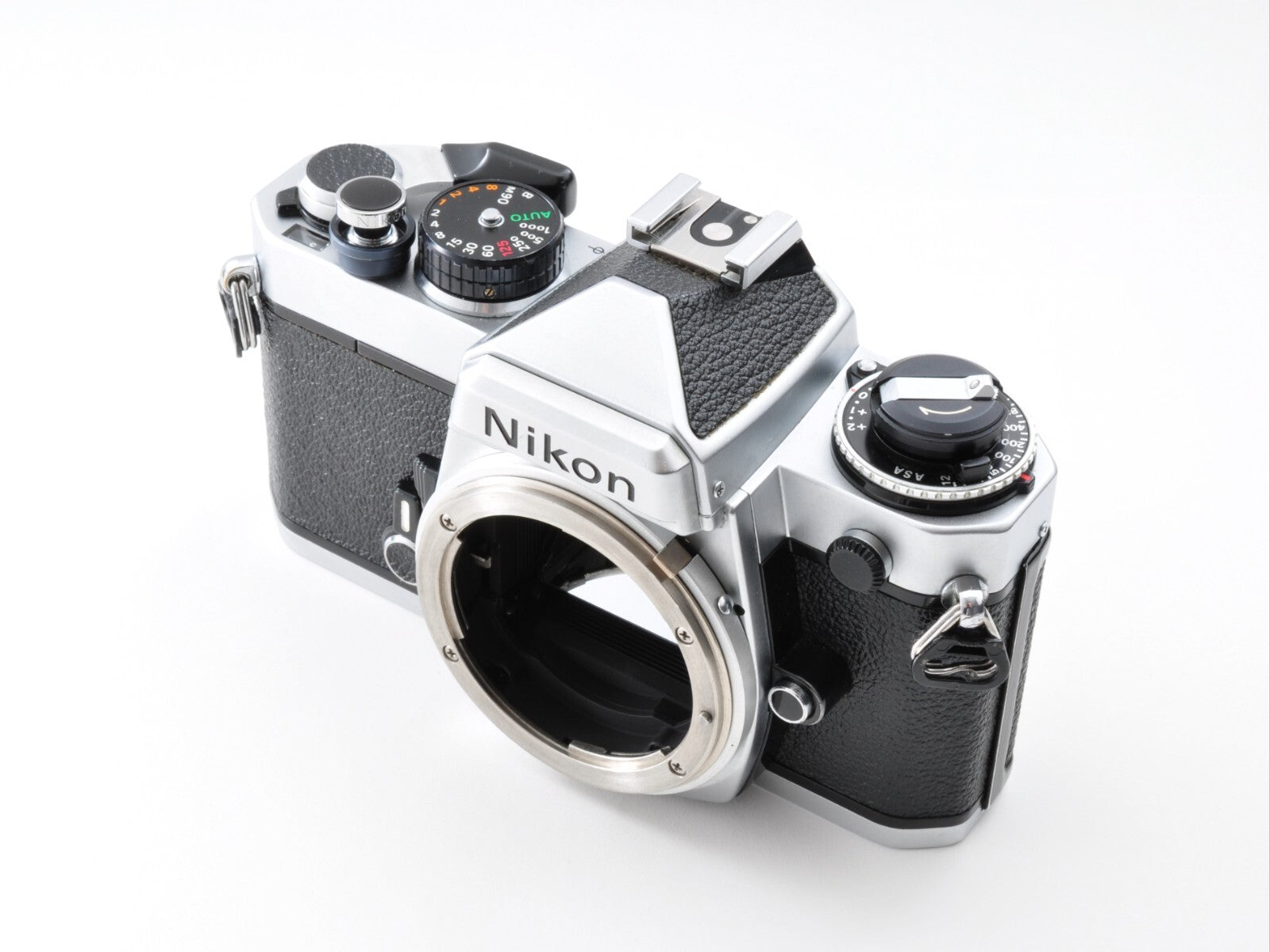 Nikon FE Silver Body SLR 35mm Film Camera Near Mint From Japan 0170