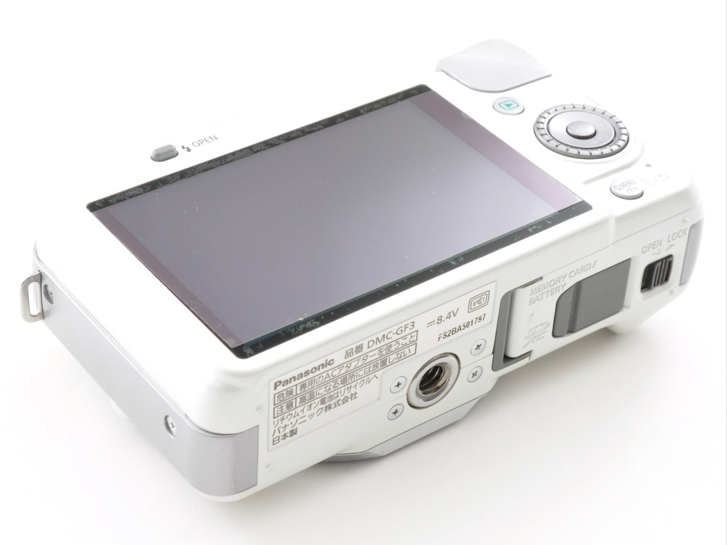 Panasonic LUMIX DMC-GF3 Digital Camera White Body Only Near Mint From Japan 0238