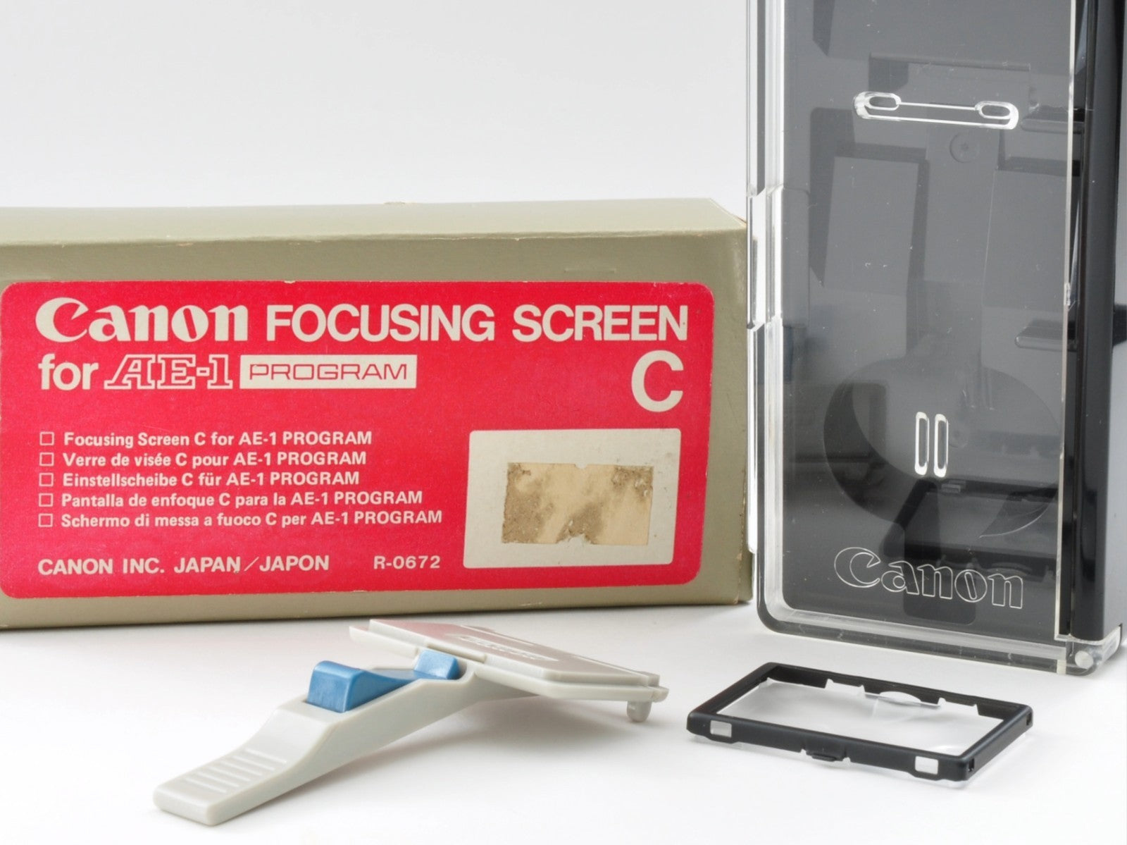 Canon focusing screen Type C for AE-1 PROGRAM MINT in BOX From Japan y0087