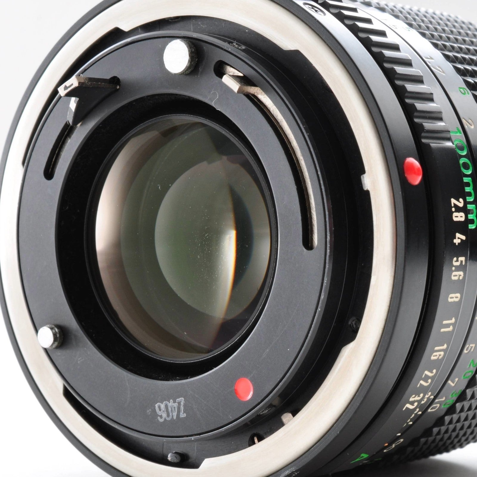 Canon NEW FD 100mm F/2.8 MF NFD Lens w/Filter Near Mint From Japan y0116