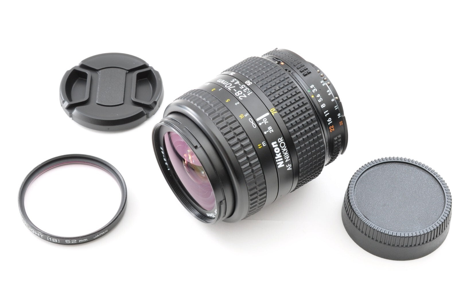 Nikon AF NIKKOR 28-70mm F/3.5-4.5 Auto Focus Zoom Lens Near Mint w/Filter Japan
