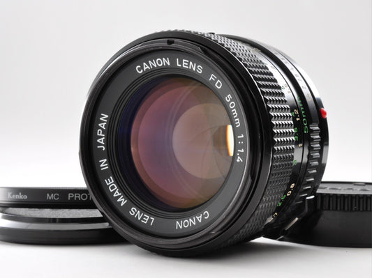 Canon New FD NFD 50mm F/1.4 MF Standard Lens Near Mint w/Filter From Japan 0296