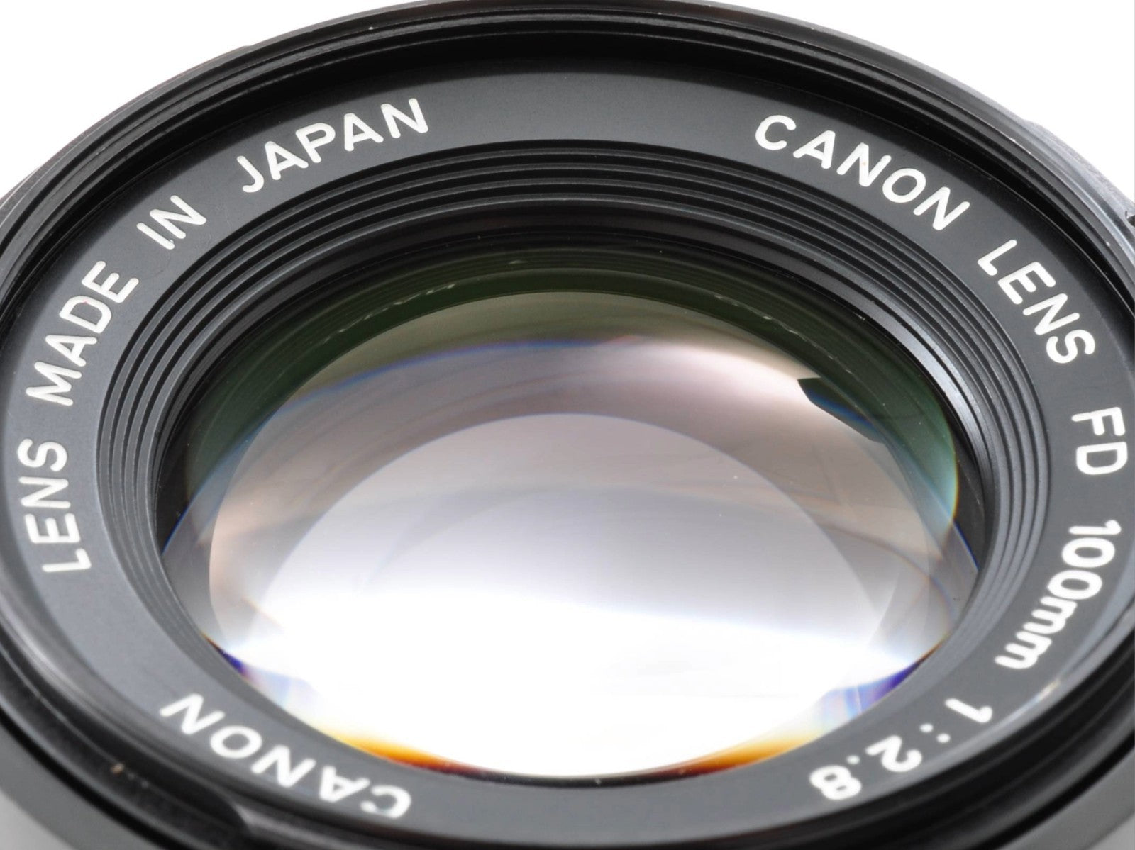 Canon New FD 100mm f/2.8 MF Portrait Lens w/Filter Near Mint