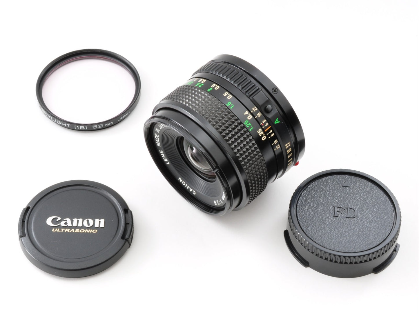 Canon New FD 35mm F/2.8 MF Wide Angle Lens AE-1 A-1 F-1 Excellent Japan 0278