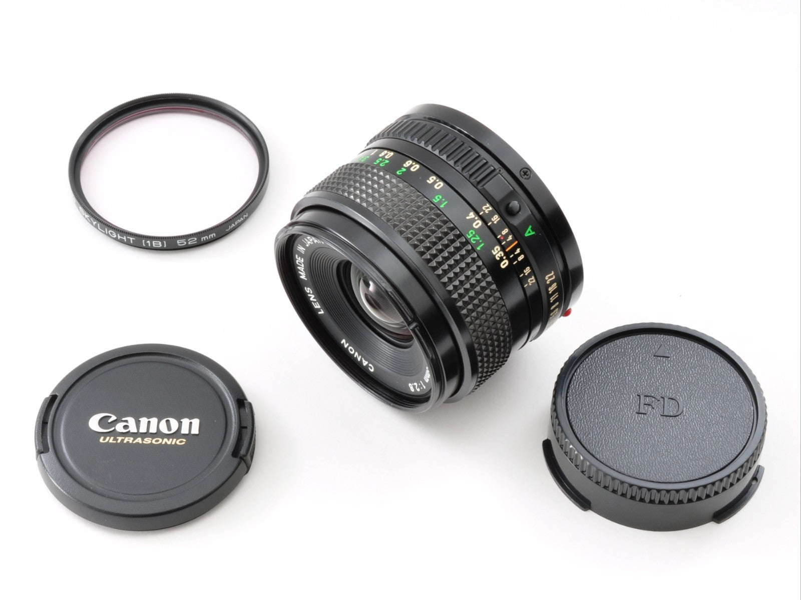 Canon New FD 35mm F/2.8 MF Wide Angle Lens AE-1 A-1 F-1 Excellent Japan 0278