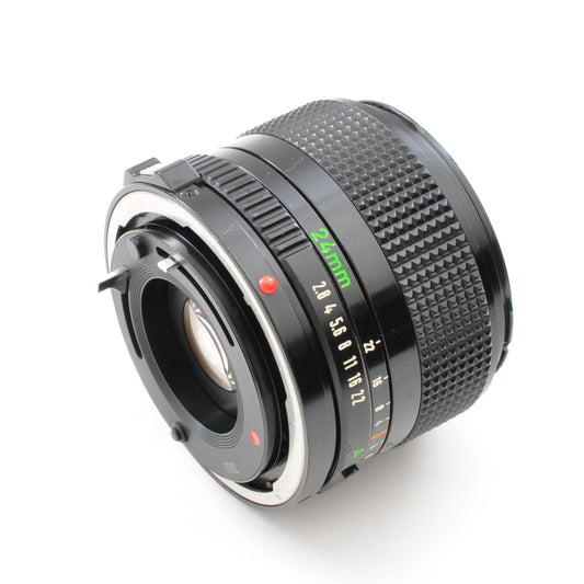 Canon NEW FD 24mm F/2.8 NFD Wide Angle MF Lens Near Mint From Japan 0227